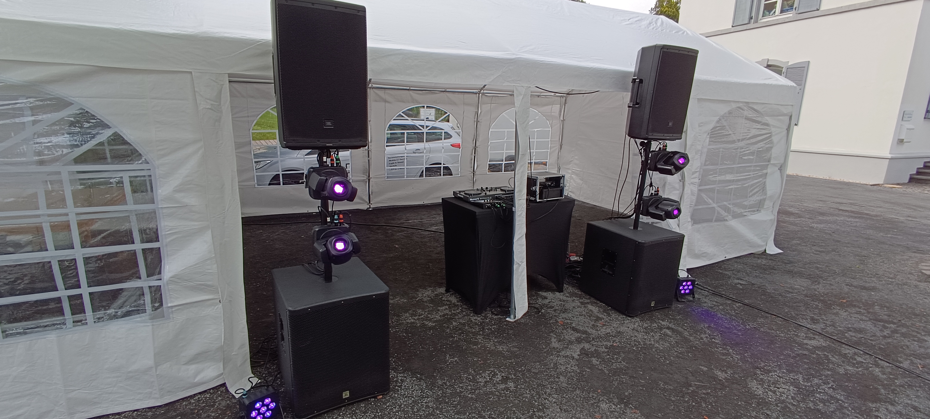 Outdoor DJ Setup in Saffig